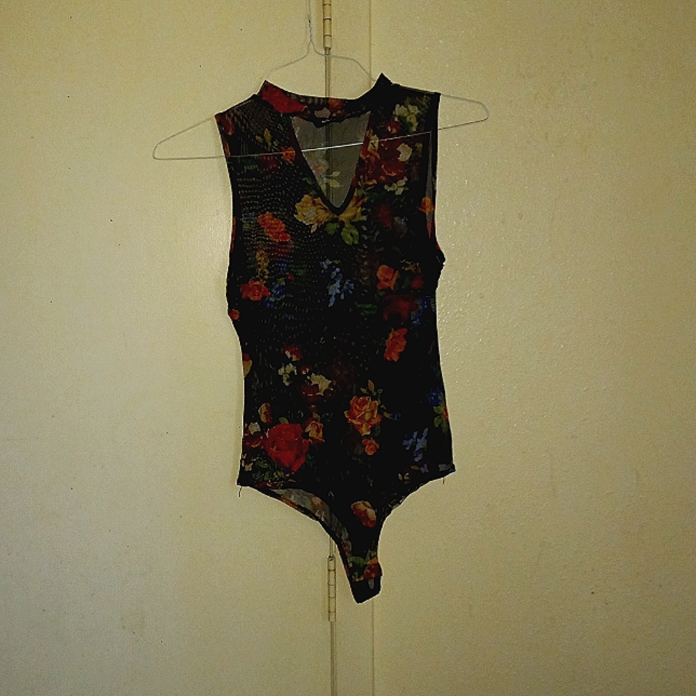 Cute Mesh Floral 1 piece